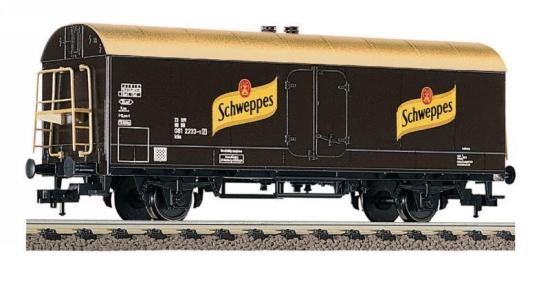 Refrigerated car 'Schweppes'<br /><a href='images/pictures/Fleischmann/5343.jpg' target='_blank'>Full size image</a>